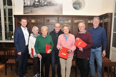 MdB Kevin Leiser, Sigrid Arnold, Rudolf Arnold, Fritz Laukenmann, Johanna Roth, Rudi Fischer, Oliver Paul